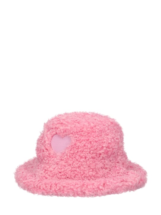 Monnalisa: Teddy hat - Pink - kids-girls_1 | Luisa Via Roma