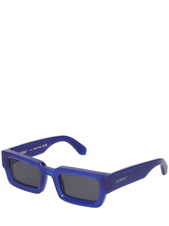 Off-White: Lecce acetate sunglasses - Dark Blue - men_1 | Luisa Via Roma