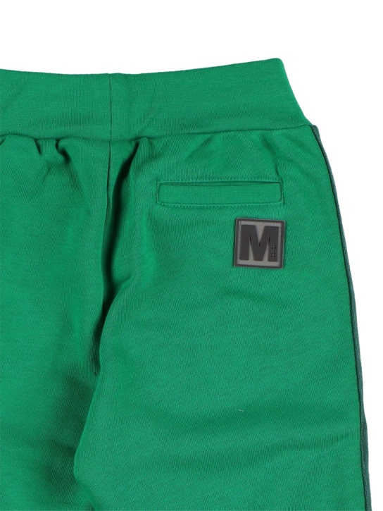 Monnalisa: Pantalones de felpa de algodón - Verde - kids-boys_1 | Luisa Via Roma