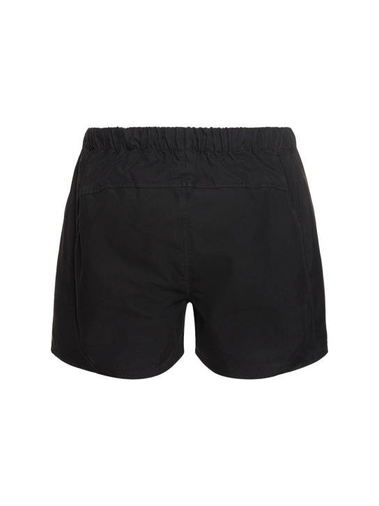Entire Studios: Cotton shorts - Black - men_0 | Luisa Via Roma