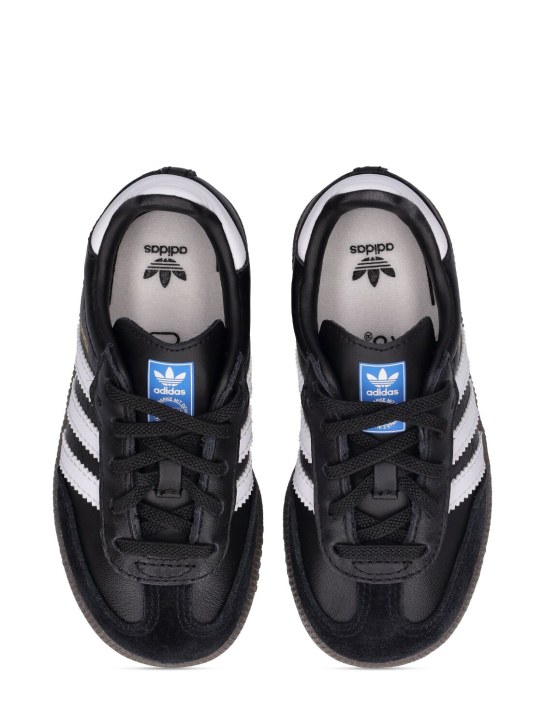 adidas Originals: Samba OG lace-up sneakers - Black - kids-boys_1 | Luisa Via Roma