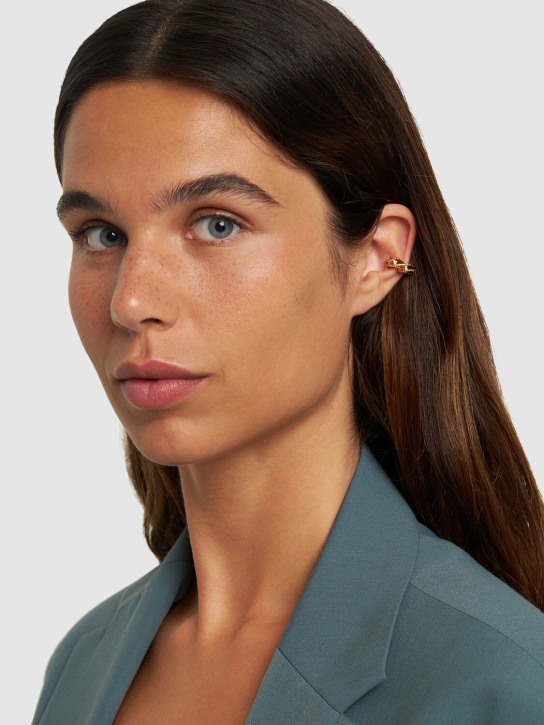 Zimmermann: Paint Stroke crystal ear cuff - Gold/Crystal - women_1 | Luisa Via Roma