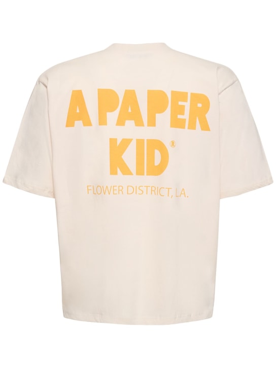 A Paper Kid: T-shirt unisex - Crema - men_0 | Luisa Via Roma