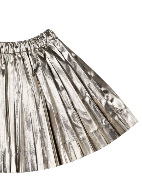 Bonpoint: Beryl pleated skirt - 골드 - kids-girls_1 | Luisa Via Roma
