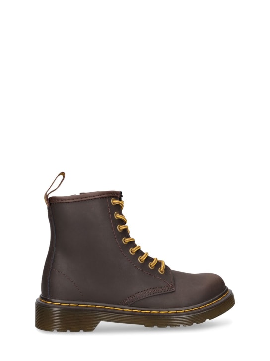 Dr.Martens: 1460 leather boots - Dunkelbraun - kids-girls_0 | Luisa Via Roma