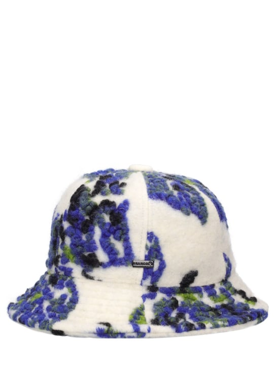 Kangol: Floral wool blend bucket hat - Multicolor - women_1 | Luisa Via Roma
