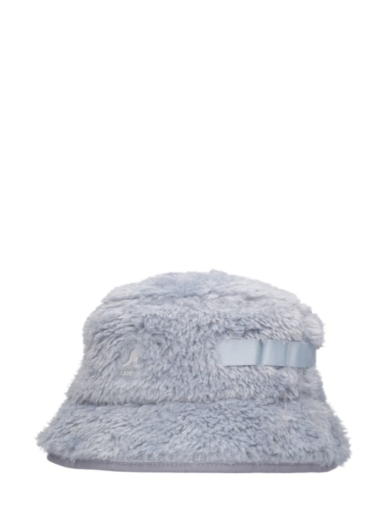 Kangol: Faux shearling utility bucket hat - Hellblau - women_1 | Luisa Via Roma