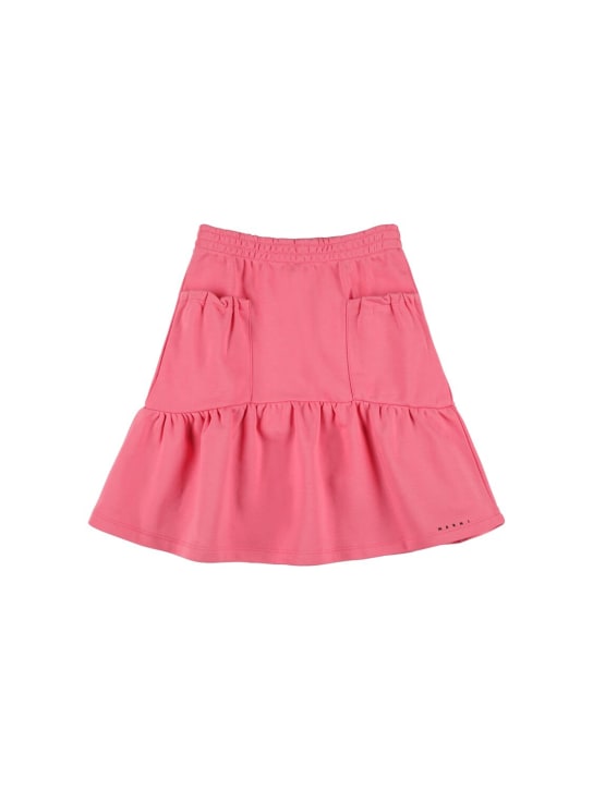 Marni Junior: Cotton skirt - Multicolor - kids-girls_0 | Luisa Via Roma
