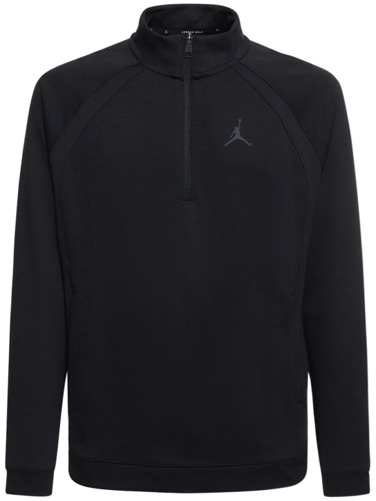 Nike: Jordan Sport Golf cotton blend top - Black/Anthracite - men_0 | Luisa Via Roma