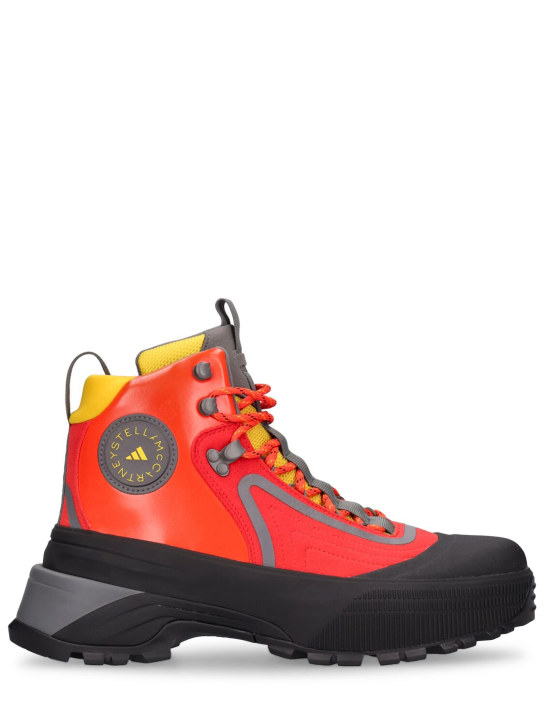 adidas By Stella McCartney: Terrex Free Hike boots - Red - women_0 | Luisa Via Roma