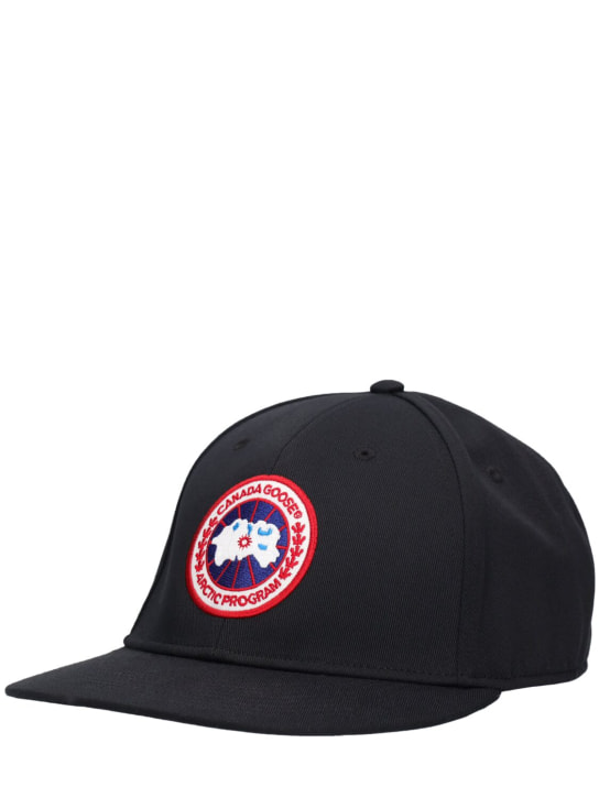 Canada Goose: Arctic baseball cap - Black - men_1 | Luisa Via Roma