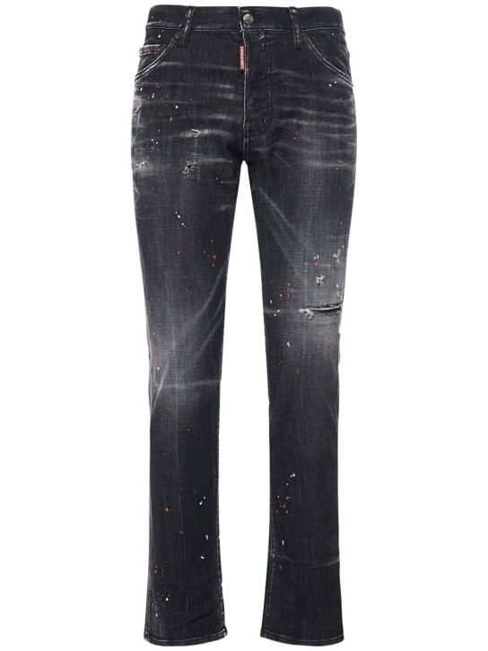 Dsquared2: Jeans aus Baumwolldenim „Cool Guy“ - Schwarz - men_0 | Luisa Via Roma