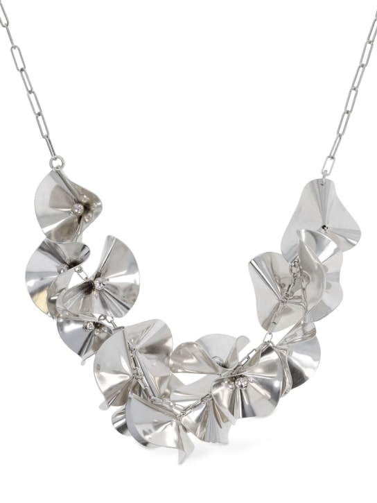 Isabel Marant: Halskette mit floralem Motiv - Silber - women_1 | Luisa Via Roma