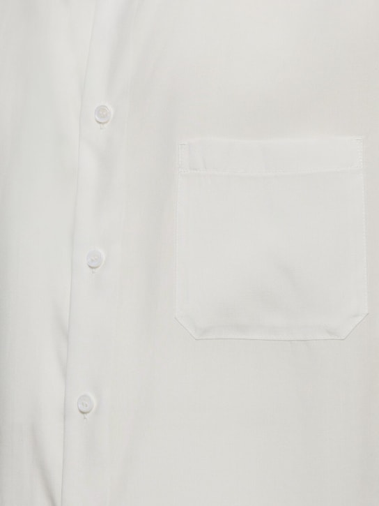 Yohji Yamamoto: Camisa de popelina - Blanco - men_1 | Luisa Via Roma
