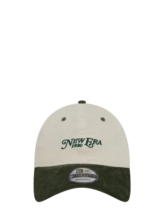 New Era: 9Twenty New Era contrasting color hat - Beige/Green - men_0 | Luisa Via Roma