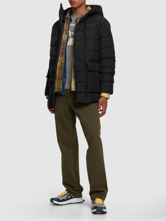 Marmot: Warm Cube Golden Mantle 다운 재킷 - 블랙 - men_1 | Luisa Via Roma