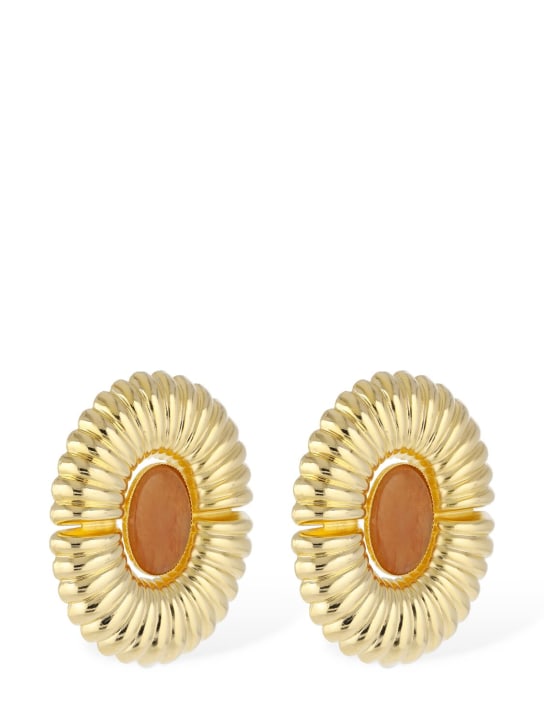 Destree: Sonia Sun stud earrings - Orange/Gold - women_1 | Luisa Via Roma