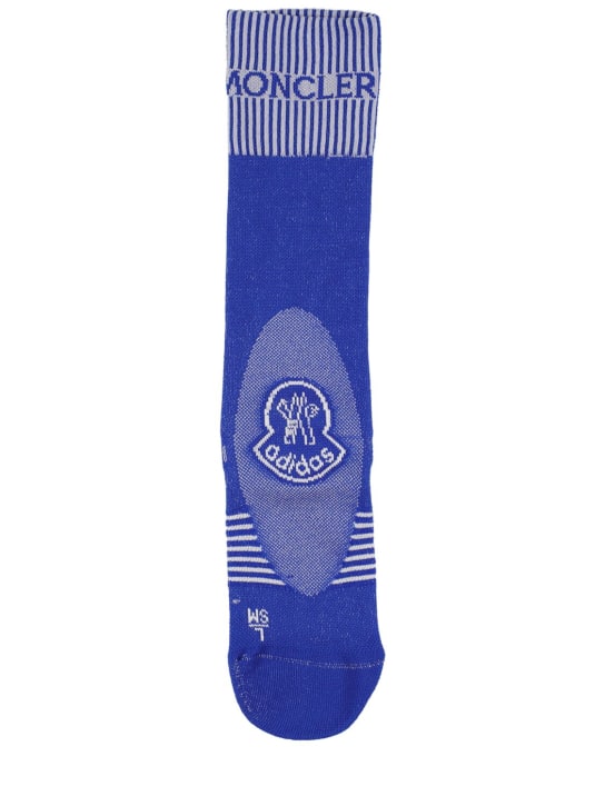 Moncler Genius: Moncler x adidas tech socks - Blau - men_1 | Luisa Via Roma