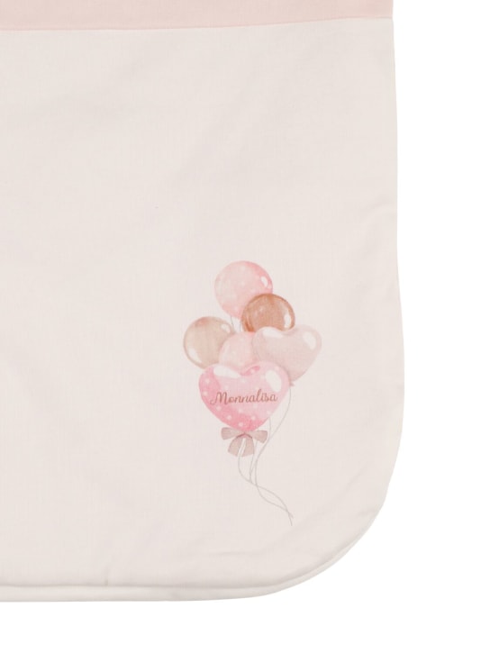Monnalisa: Cotton sleeping bag - Weiß/Rosa - kids-girls_1 | Luisa Via Roma