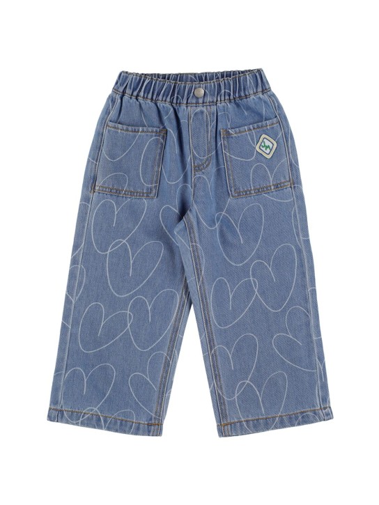 Jellymallow: Baggy cotton denim jeans - Denim - kids-boys_0 | Luisa Via Roma