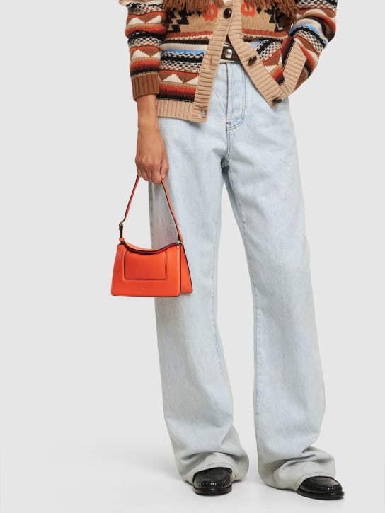Wandler: Micro Penelope leather shoulder bag - Nectar Eclipse - women_1 | Luisa Via Roma