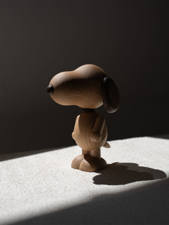 Boyhood: Large Snoopy oak sculpture - Brown - ecraft_1 | Luisa Via Roma
