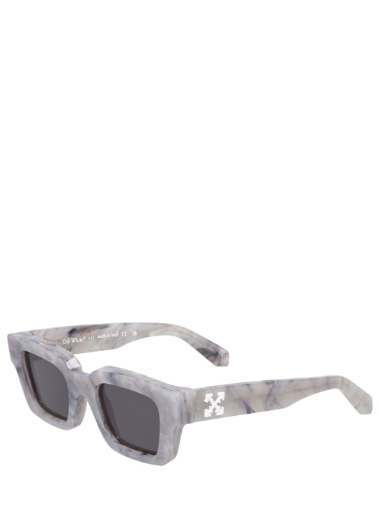 Off-White: Virgil acetate sunglasses - men_1 | Luisa Via Roma