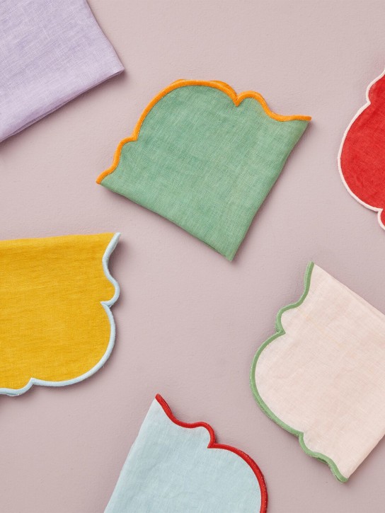Bitossi Home: Set of 4 linen napkins - ecraft_1 | Luisa Via Roma