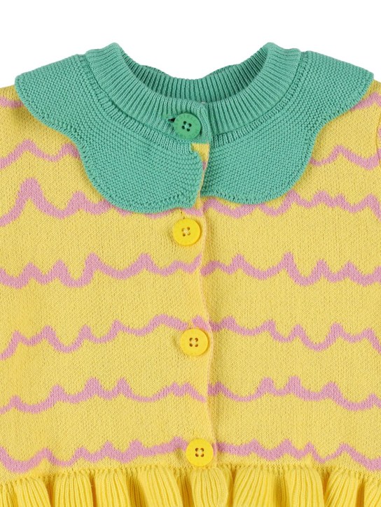 Stella Mccartney Kids: Cotton knit cardigan - Multicolor - kids-girls_1 | Luisa Via Roma