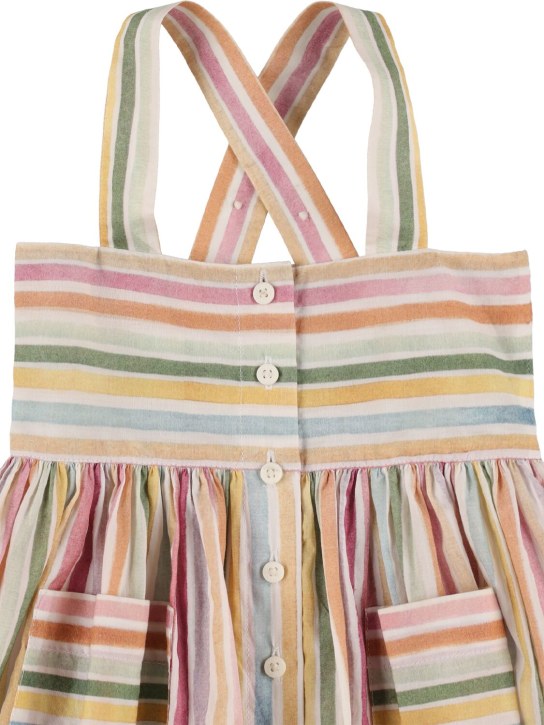 Stella Mccartney Kids: Vestito in cotone organico con culotte - Multicolore - kids-girls_1 | Luisa Via Roma