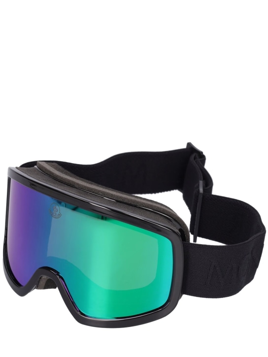Moncler: Gafas de esquí Terrabeam - Negro/Multi - men_1 | Luisa Via Roma