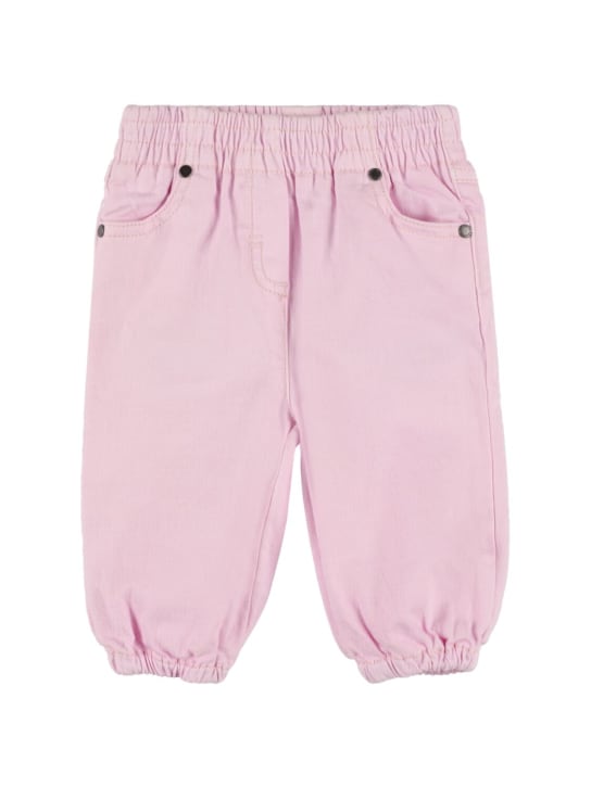Stella Mccartney Kids: Pantalones de denim de algodón stretch - Rosa - kids-girls_0 | Luisa Via Roma