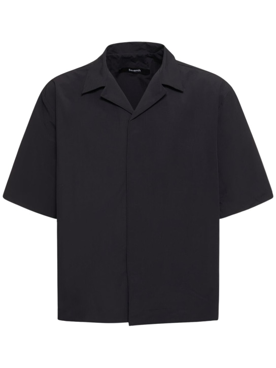 Seventh: Camisa de algodón - Negro - men_1 | Luisa Via Roma