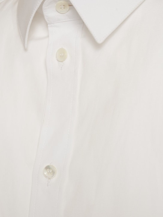 Dolce&Gabbana: Cotton poplin shirt - Optic White - men_1 | Luisa Via Roma