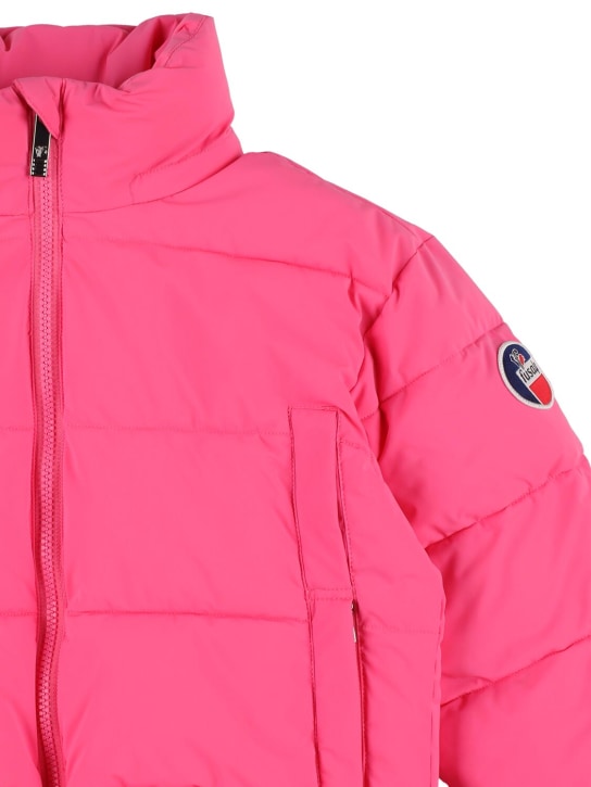 Fusalp: Reversible nylon puffer ski jacket - Fuchsia - kids-girls_1 | Luisa Via Roma