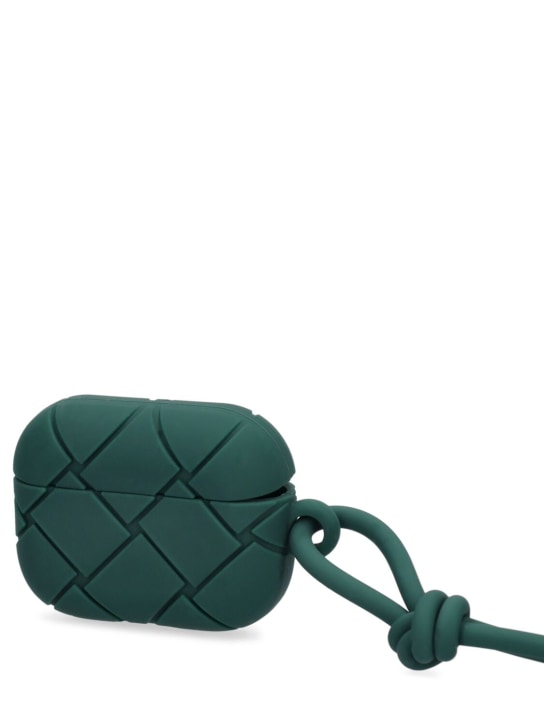 Bottega Veneta: Airpods Pro rubber case - Emerald - men_1 | Luisa Via Roma