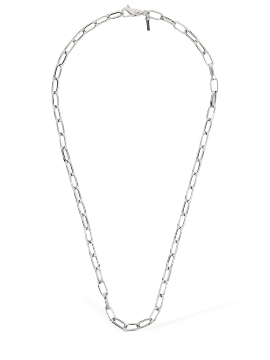 Emanuele Bicocchi: Cable chain necklace - Silver - men_0 | Luisa Via Roma