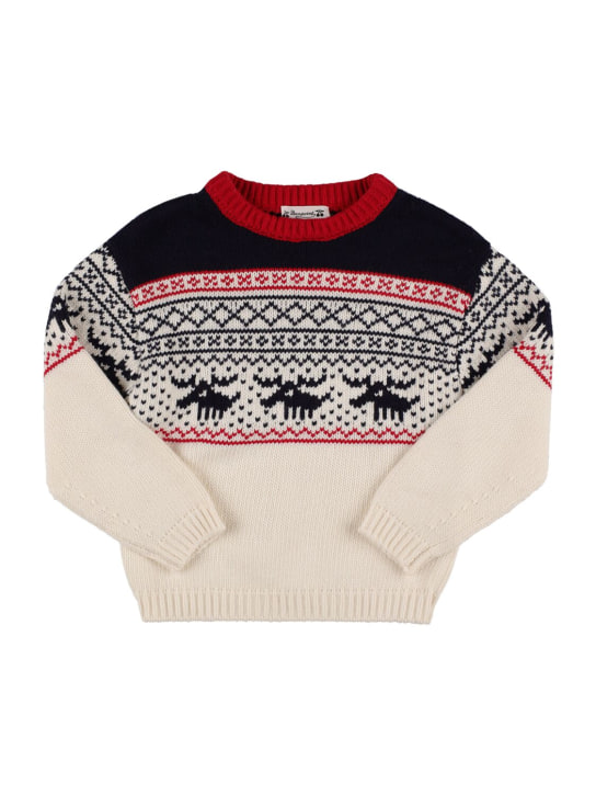Bonpoint: Danael knit sweater - Bunt - kids-girls_0 | Luisa Via Roma