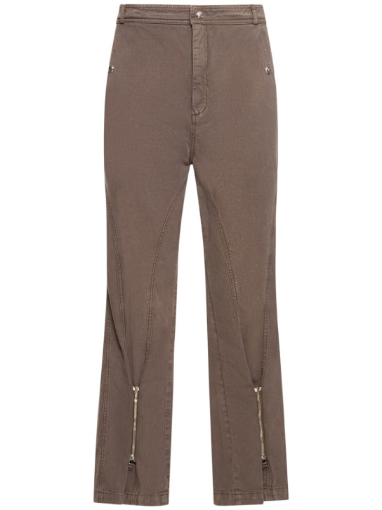 Bluemarble: Pantaloni con zip - Beige - men_0 | Luisa Via Roma