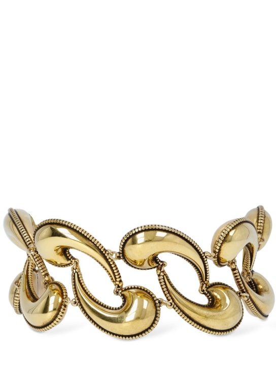 Etro: Paisley-Halsband - Gold - women_0 | Luisa Via Roma