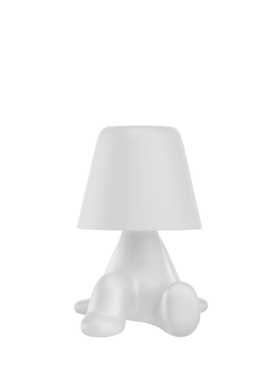 Qeeboo: Sweet Brothers Bob table lamp - White - ecraft_0 | Luisa Via Roma