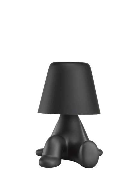 Qeeboo: Sweet Brothers Bob table lamp - Black - ecraft_0 | Luisa Via Roma