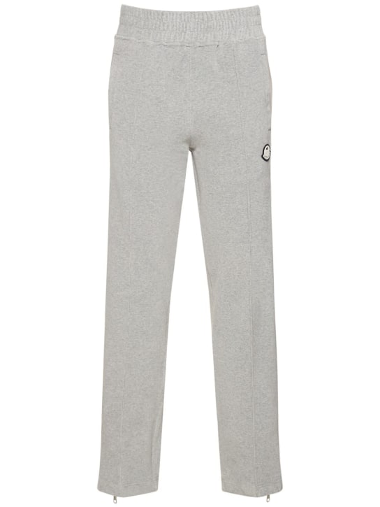 Moncler Genius: Moncler x Palm Angels jersey sweatpants - Grey - women_0 | Luisa Via Roma