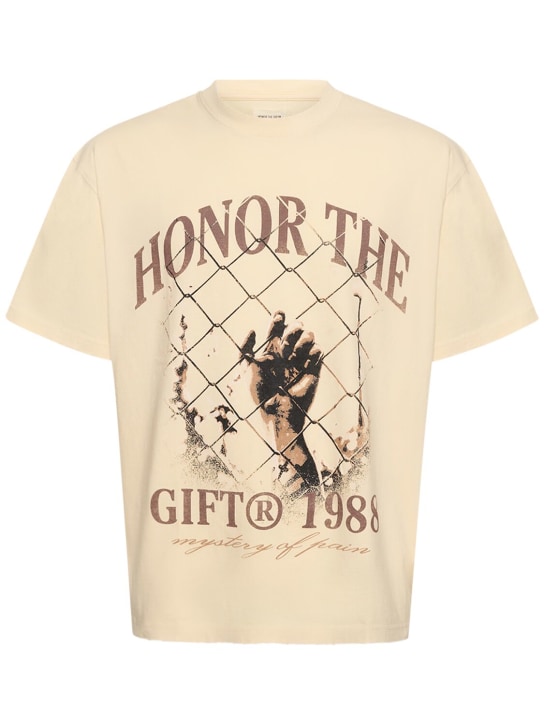 Honor the Gift: T-shirt Mystery Of Pain - Blanc - men_0 | Luisa Via Roma
