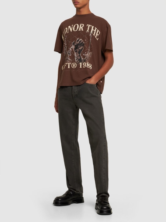 Honor the Gift: Mystery Of Pain t-shirt - Brown - men_1 | Luisa Via Roma