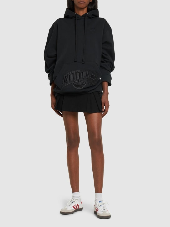 adidas Originals: Oversize hoodie - Black - women_1 | Luisa Via Roma