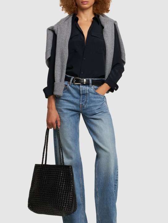 Bembien: Olivia leather shoulder bag - Black - women_1 | Luisa Via Roma