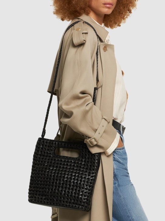 Bembien: Nell leather top handle bag - Black - women_1 | Luisa Via Roma