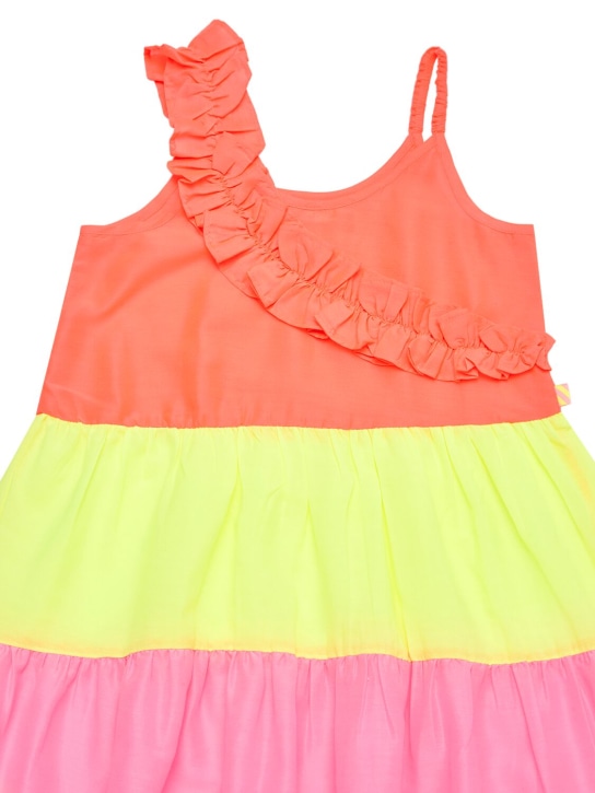 Billieblush: Color block tech dress - Multicolor - kids-girls_1 | Luisa Via Roma