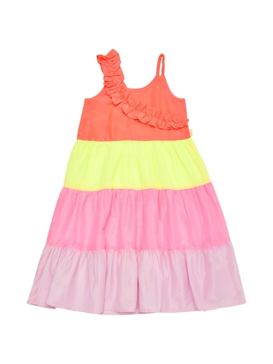 Billieblush: Color block tech dress - Multicolor - kids-girls_0 | Luisa Via Roma
